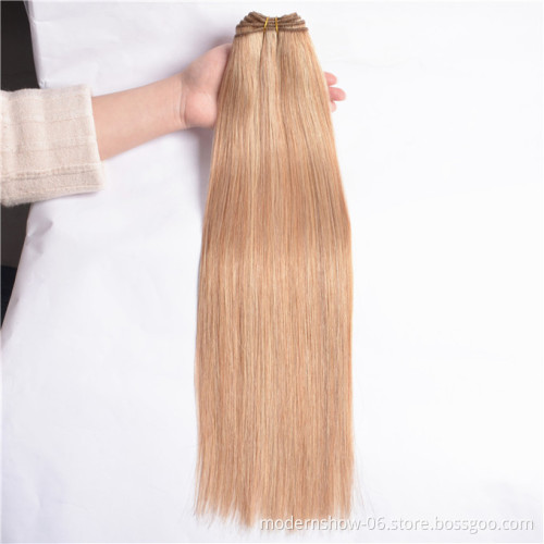 Factory Price Piano Color Cheap Hair Bundles Raw virgin Cuticles Aligned Human hair Straight Weave Natural